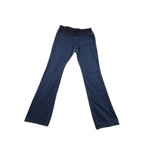 Denim Diva Maternity Bootcut Jeans Size M Dark Wash‎ Stretch Denim